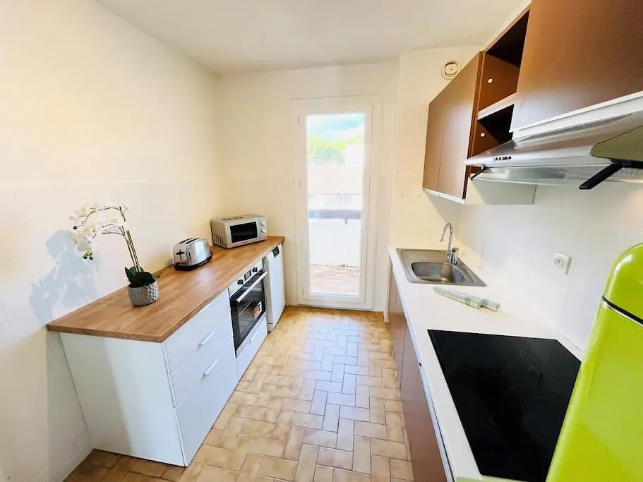 Cosy Appartement, Proche Mer Saint-Cyr-sur-Mer Francie